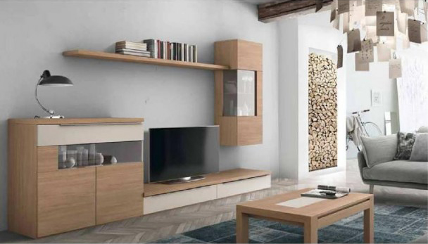 sala invierno decoración para salón en madera