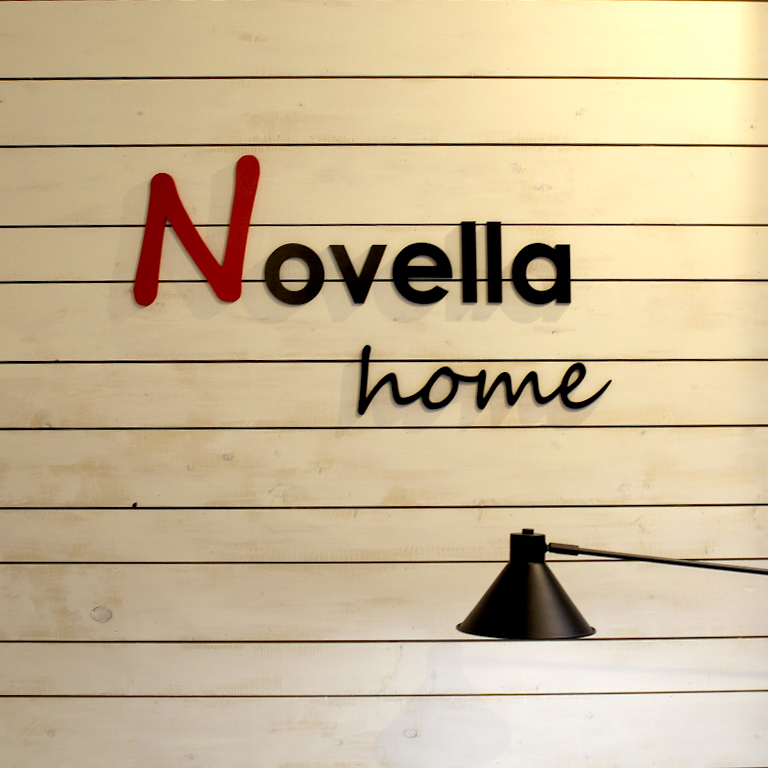 letrero de novella home