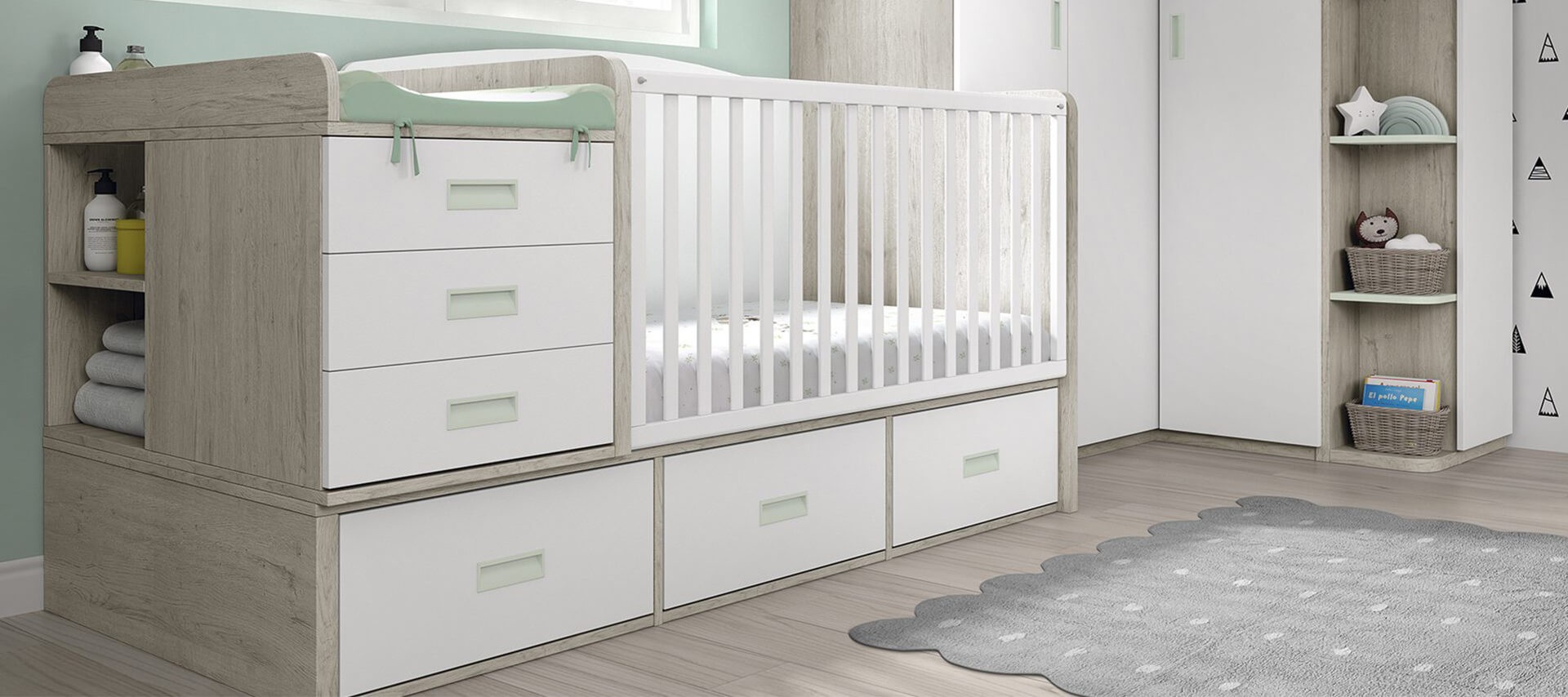 Consejos para decorar un dormitorio infantil: cunas que se transforman en cama